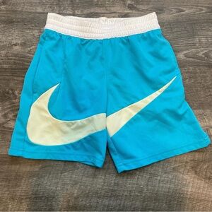 Nike Kids Turquoise and White Shorts